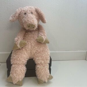 Y2K Jellycat Bunglie Pig early 2000 plush 17" tall ~blush pink